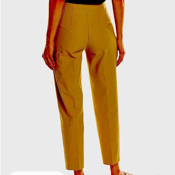 Piazza Sempione Olive Green Linen Blend Pull On Pants - Picture 8 of 8